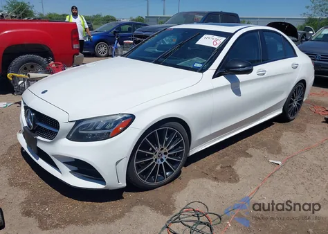 2019 Mercedes-Benz C 300 из США, поврежденный, VIN 55SWF8DB0KU311921